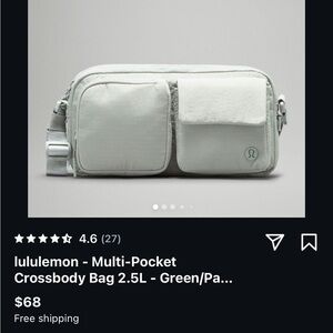 Lululemon multi pocket crossbody NWOT